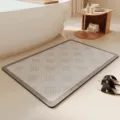 Modern minimalist absorbent bath mat, anti-slip bathroom floor mat for quick drying. - 40*60cm (Diatomaceous Mud) / Simple Stripes - 8