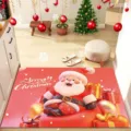 Tappeto Babbo Natale cartone animato di Natale, assorbente antiscivolo decorazione ingresso casa - 40*60cm (Velluto di Cristallo) / Serie di Natale - 8