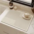 Μinimalist απορροφητικό χαλάκι αποστράγγισης για καφετιέρα και πάγκο κουζίνας. - 20x30cm (Πατάκι Στραγγίσματος) / Βουητό του ανέμου