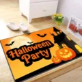 American style Halloween crystal velvet absorbent doormat bathroom anti-slip floor mat - Halloween - 12