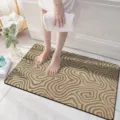 Absorbent 3D visual velvet diatomaceous earth bath mat, non-slip floor mat for bathroom. - 3D Visual Velvet——20