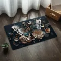 3D butterfly diatomaceous earth bath mat absorbent non-slip soft floor mat for bathroom - Butterfly 6