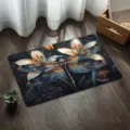Tappeto antiscivolo in terra di diatomee con libellula per bagno cucina ingresso rapido. - Libellula americana — 7