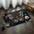 3D butterfly diatomite bath mat, absorbent quick-dry soft floor mat for bathroom hallway. - Butterfly 7