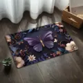 3D butterfly diatom mud bath mat, absorbent quick-dry non-slip floor mat for bathroom. - Butterfly 9