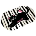 Black Cat Diatomaceous Earth Bath Mat, Non-Slip Quick Drying Absorbent Cute Floor Mat - Cat Black 12