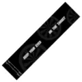 Black diatom mud dart mat with throw line distance markers, durable non-slip game carpet rug. - 50x200cm (Second-Gen Diatomite) / Style 1