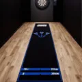 Professional dart mat with throw line distance markings anti-slip floor game carpet for home play - Style 6