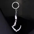 Metall Spiel Waffen Modell Schlüsselanhänger inspiriert von Haken Design, robuste Legierung. - Charm-Anhänger / Standard