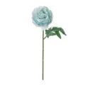 Fiore di peonia artificiale blu singolo finto per decorazione matrimonio casa - Blu
