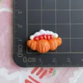 Hars brood croissant bedel DIY ambacht accessoire voor haarspeld sleutelhanger decor. - Room Worst Croissant