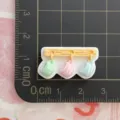 Miniatuur hars koffiekop muurhangende bedel voor DIY haarspelden en telefoonhoesjes. - Witte Muurhangende Set