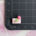 Mini resin envelope tulip charm DIY craft accessory for nail art hair clip decoration 1pc - Single Flower Envelope (F029) / Mini