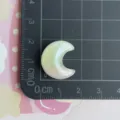 Cabochon in resina luna sfumato perlato DIY accessorio per gioielli artigianali materiale - Luna / Gradiente perlato
