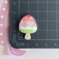 Dettaglio ciondolo ghiacciolo anguria in resina, accessorio gelatina glitter per accessori fai da te. - Ghiacciolo Rosso Anguria