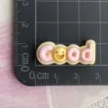 ciondolo lettera Good in resina accessorio fai da te per custodia telefono forcina. - Piastra Good Smile Rosa Giallo