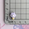 Mini lila Katzenpfote Eis am Stiel Harz Cabochon DIY Haarklammer Zubehör Bastel Charm - Lila Katzenkralle Eis am Stiel - Mini