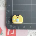 Piccolo ciondolo per fotocamera in resina simpatico accessorio fai-da-te per forcina - Fotocamera Corgi Giallo / Mini