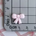 Μίνι ροζ φιόγκος ρητίνης αξεσουάρ DIY για σκουλαρίκια, nail art, μπρελόκ και τσιμπιδάκια. - Ανοιχτό Ροζ Μίνι Φιόγκος