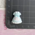 Blue Lolita princess dress resin flatback cabochon for DIY hair clips phone case crafts. - Blue Lolita Dress