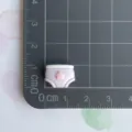 Detailansicht Kunstharz Baby Windel Anhänger, Mini rosa Stern Bastelzubehör, süßes DIY Haarteil. - Sternenwindel (Mini)