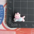 Mini resin cat animal figurine charm for DIY phone case hair clip crafting accessories - Blue Clothes Running Cat (C016 Running With Clothes)