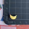 Mini banana in resina ciondolo carino cabochon fai da te per nail art custodia telefono decoro - Stile Banana