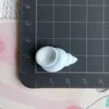 Resin seashell charm detail, ocean theme miniature figurine for DIY crafts and accessories. - Blue Sea Snail