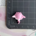 Pink stingray resin charm for DIY hair clips, shoes decoration, and bag accessories. - Pink Manta Ray