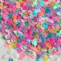 Paillettes smiley colorate per progetti fai da te, pezzi di glitter misti e lucidi. - Stile Faccia Sorridente (11) / 20g
