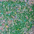 Mixed DIY craft beads pearls rhinestones and colorful heart sequins for slime and resin phone decor. - Turquoise Green