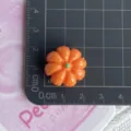 Accessoire citrouille en résine, charmant pendentif orange DIY pour pinces à cheveux et clés. - Orange 3D Citrouille