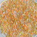 Μεικτά charms slime, αστέρια από πολυμερικό πηλό χάντρες στρας για χειροτεχνίες diy. - Κίτρινο