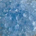Perles artisanales transparentes bleues DIY acrylique fleurs papillon nœud mix lot 50g - Pack de 50g / Bleu Glacé