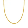 Delicate sparkling sterling silver chain necklace for women, elegant clavicle chain jewelry. - 45cm / Gold