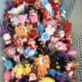 Vente en gros porte-clés mignons mascottes de dessins animés pendentifs en silicone pour sacs. - Style Porte-clés Figurines Mixtes (Spécial 22#) / 10 Pièces/Paquet