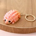 Carino 3D Animale Riccio Portachiavi Lega Borsa Pendente Creativo Anello di Chiavi - Stile Mix Multicolore (1672)