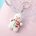 Süßer Schneemann Schlüsselanhänger für Taschen und Schlüssel, perfektes Weihnachtsgeschenk. - Schneemann-Stil (1)
