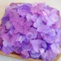 Frosted resin DIY charms set, mixed purple butterfly and rose flower accessories for crafts. - 50 g / Frosted Purple Series