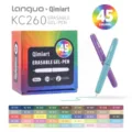 Languo Qimiart σετ 45 σβήσιμων στυλό gel με μύτη 0,6 mm για ζωγραφική και σημειώσεις - Πακέτο 45 Χρωμάτων (KC260A)