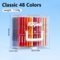 Kasimir Set mit 48 klassischen Farben direkt-flüssigen Soft-Tip-Markern im Gehäuse - 48er Set Farben