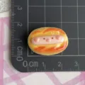 Cabochon de resina de pan de dibujos animados lindo para funda de teléfono DIY llavero. - Pan de Salchicha de Cerdito