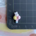 Mini resin rabbit balloon DIY cabochon accessory for phone case and hair clip decor. - Rabbit Balloon / Mini