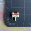 Mini resin charm DIY craft accessories for phone case hair clip jewelry making decoration. - Brown Ear Magic Wand / Mini