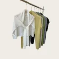 Women summer knitted shawl lightweight breathable casual solid color neck wrap scarf top - 180cm / Cream White