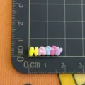 Mini Harz englische Buchstaben HAPPY Anhänger DIY Handgemachte Haarnadel Handyhülle - HAPPY Glücklich Mini