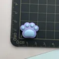 Süßer Harz Katzenpfote Anhänger für DIY Handyhülle Cremekleber Basteln Haarspangen Zubehör. - Lila