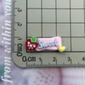 Cute resin strawberry Sweet charm for DIY phone case hairpin crafting decoration - SWEET Rabbit Sign
