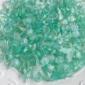 Breloques de résine océan avec étoiles de mer, coquillages et queues de sirène pour bricolage. - Série Verte Transparente Océan