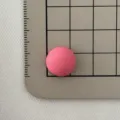 Mini cabochon rotondi in resina rosa per nail art DIY, custodia per telefono e gioielli. - Rosso anguria